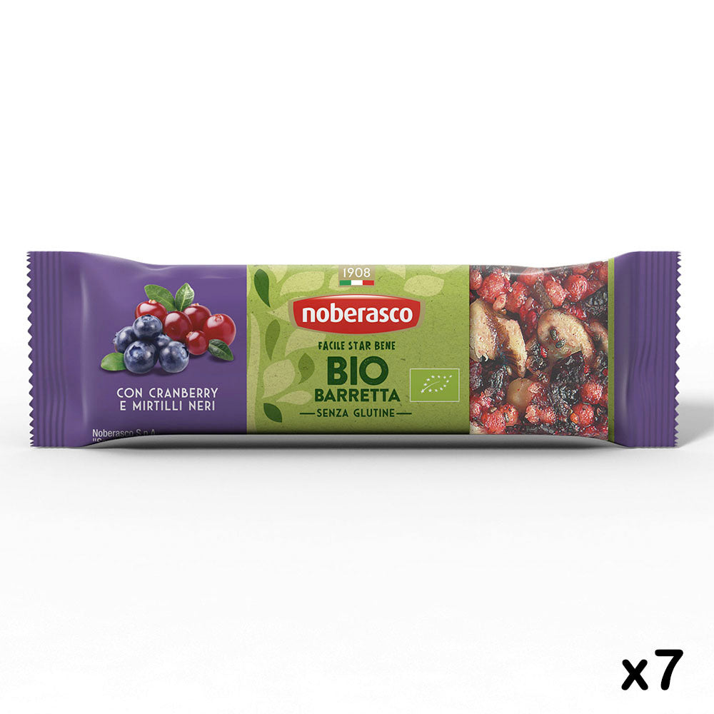 I love Bio Barrette Cranberry e Mirtilli Neri 30gx7 - Noberasco