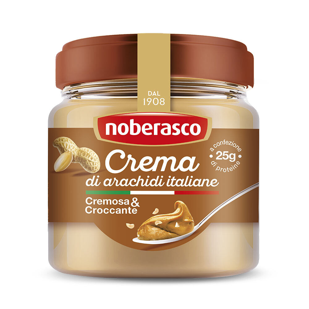 Crema di arachidi italiane - Cremosa e Croccante 175g - Noberasco